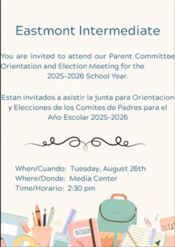 Parent meeting